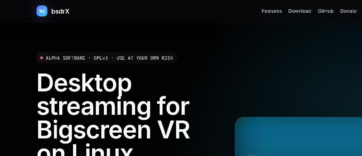 bsdrX β Bigscreen Remote Desktop screenshot
